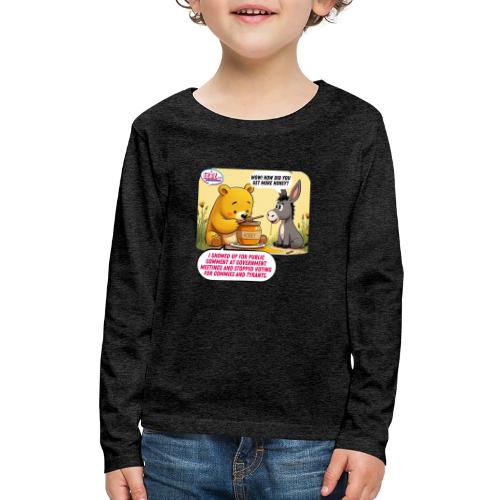 Honey Bear - Fire Tyrants - Kids' Premium Long Sleeve T-Shirt