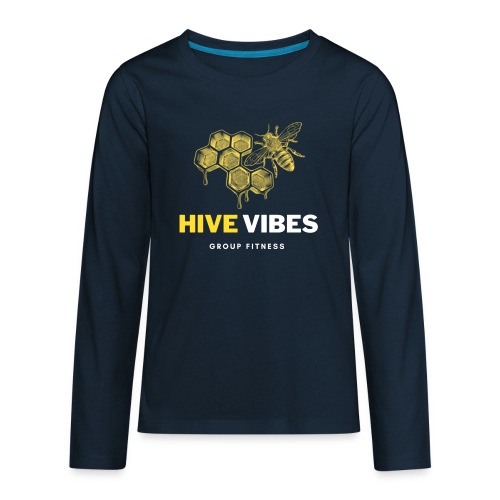 HIVE VIBES GROUP FITNESS - Kids' Premium Long Sleeve T-Shirt