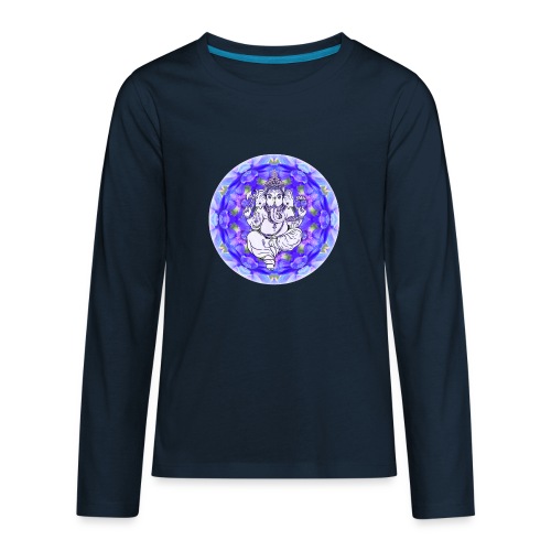 Transformation Delphinium Ganesha - Kids' Premium Long Sleeve T-Shirt