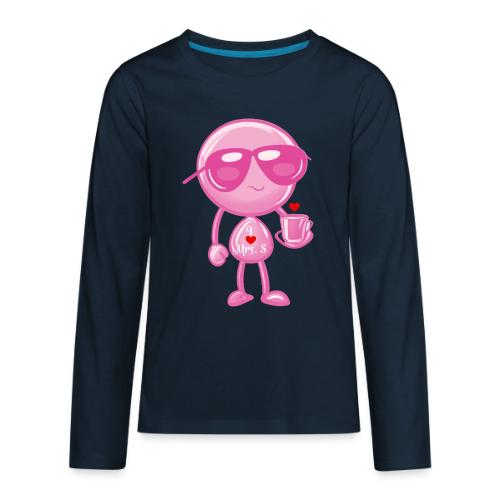 Smoon_I love Mrs S Pink - Kids' Premium Long Sleeve T-Shirt
