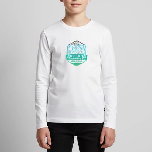 Leave It Better Than You Found It - cool gradient - Kids' Premium Long Sleeve T-Shirt