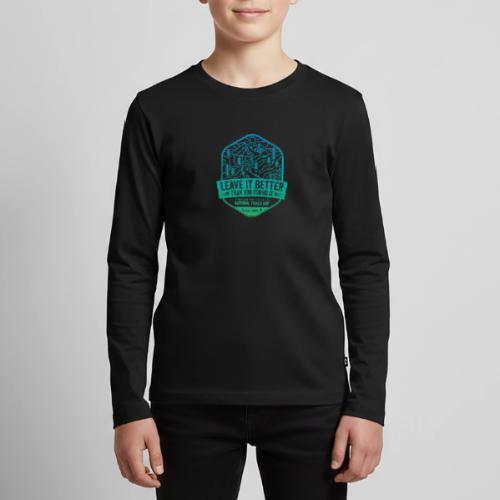 Leave It Better Than You Found It - cool gradient - Kids' Premium Long Sleeve T-Shirt