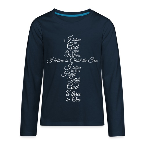 Our God is Three in One - Kids' Premium Long Sleeve T-Shirt