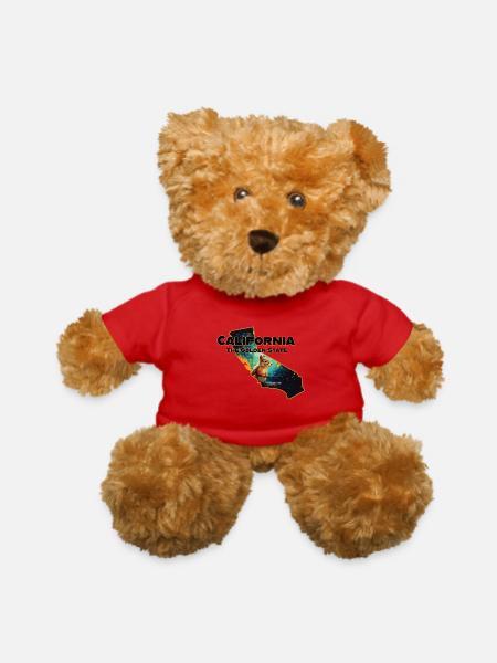 California Wildlife - squirrel - Teddy Bear - red