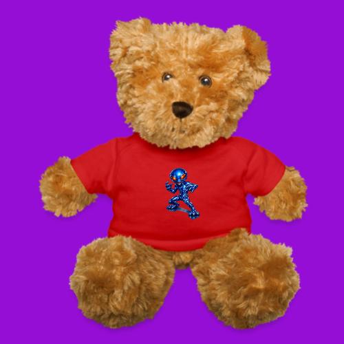 Angry Blue Alien - Teddy Bear