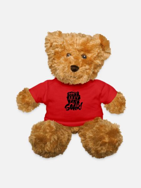 Don't just fly sorri - Teddy Bear - red - Front
