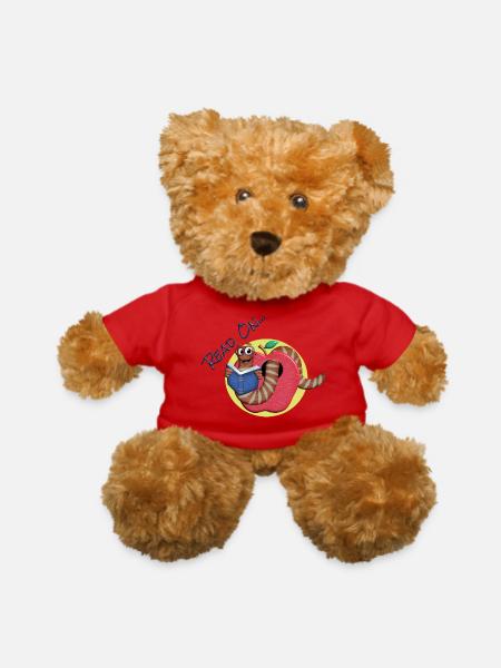 Read On... - Teddy Bear - red - Front