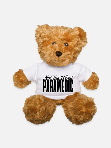 Not The Worst Paramedic - Teddy Bear - white - Front