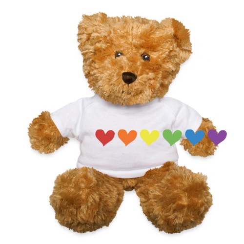 Pride Hearts - Teddy Bear