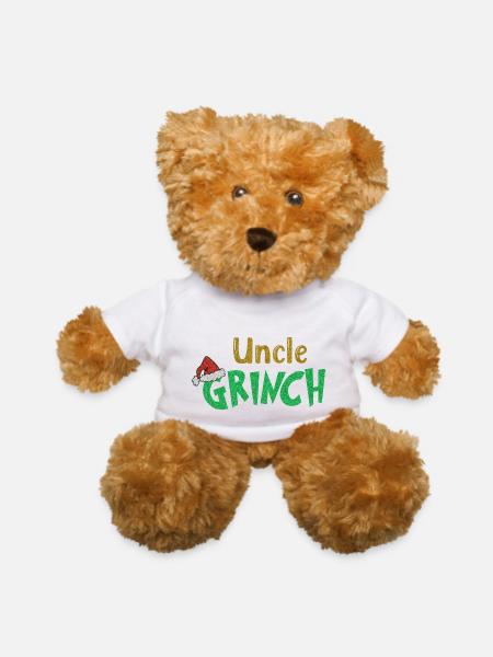 Uncle Santa Christmas Uncle Christmas Family - Teddy Bear - white - Front