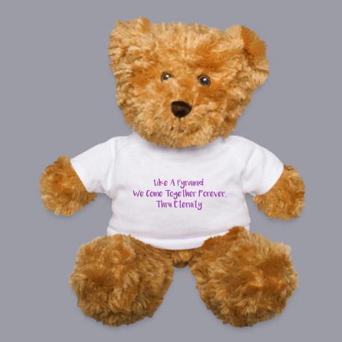 TOGETHER FOREVER (PURPLE PRINT) - Teddy Bear