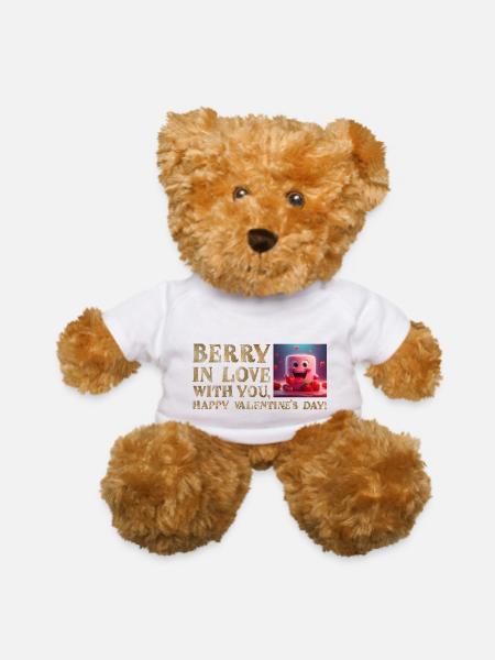 Berry in Love: A Valentine's Day Treat - Teddy Bear - white - Front