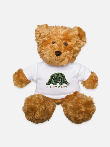 Happy puppy tm - Teddy Bear - white - Front