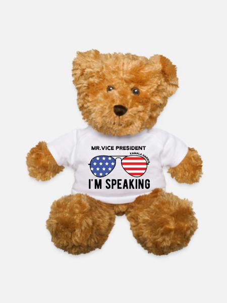 Im Speaking Im Speaking Im Speaking Im Speaking - Teddy Bear - white - Front