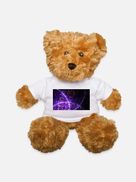 Concentric Circles - Teddy Bear - white - Front
