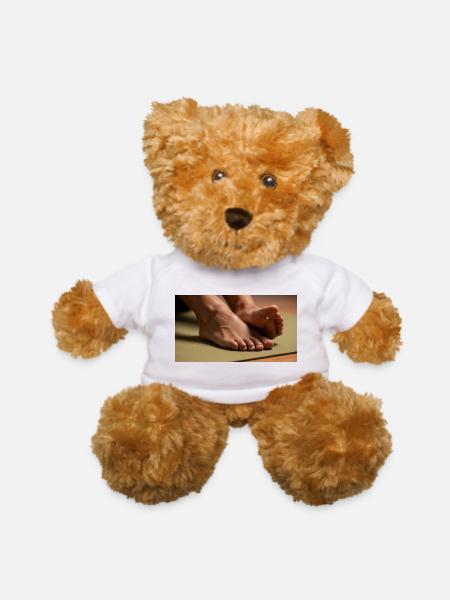 Female feet - Teddy Bear - white - Front