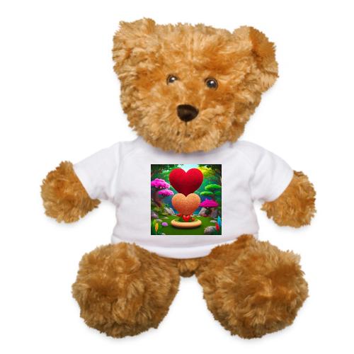 Double Heart, fantasy, nature and fantasy - Teddy Bear