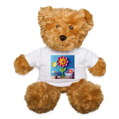 Flower design and harmony of environmental well-be - Teddy Bear