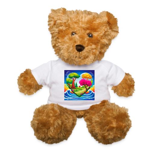 Heart, fantasy, landscapes, nature, fantasy - Teddy Bear