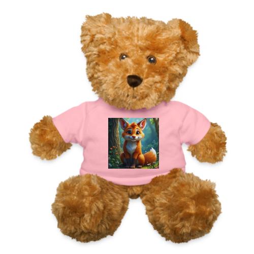 Magical fantasy fox in enchanted forest scene - Teddy Bear