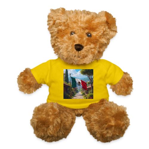 Mexican flag surrounded by nature and magic town - Teddy Bear