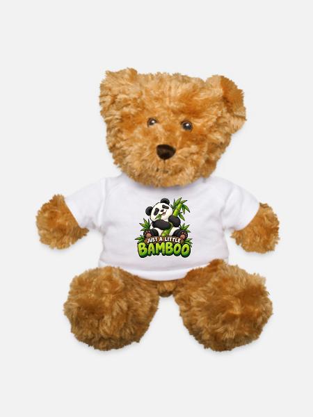 Just A Little Bamboo - Teddy Bear - white - Front