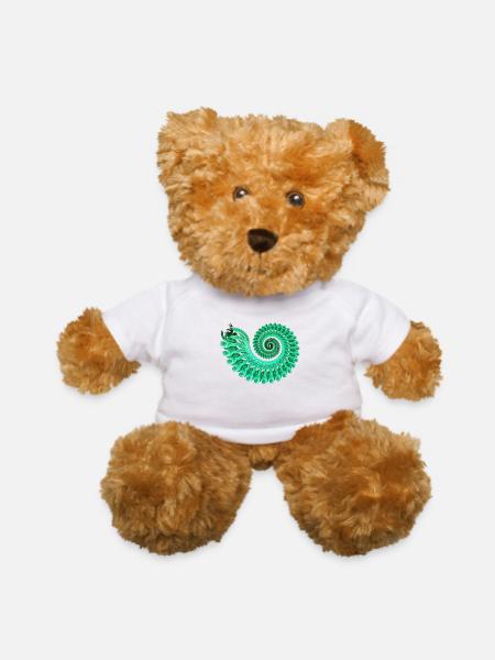 Fractal - Teddy Bear - white - Front