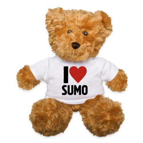 I Love Sumo – Bold Minimalist Sumo Wrestling Fan - Teddy Bear
