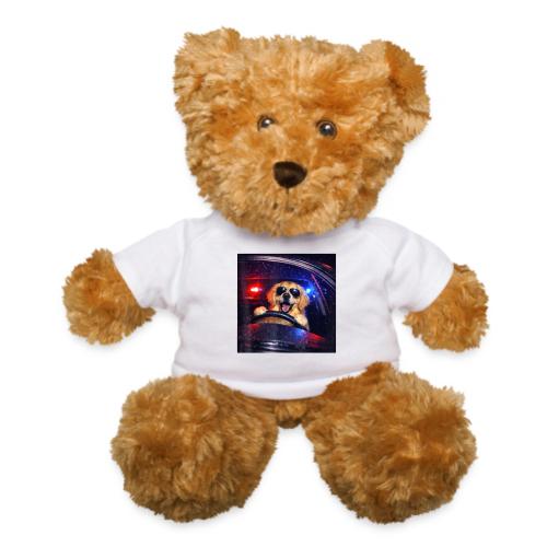 Funny Police Golden Retriever Meme Tee - Teddy Bear