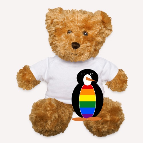Gay Pride Penguin - Teddy Bear
