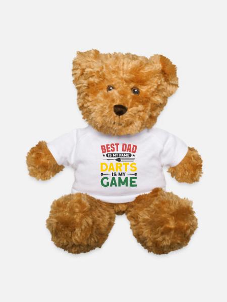 Darts Dart Player - Teddy Bear - white - Front