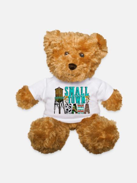 Small Town Nana - Teddy Bear - white - Front