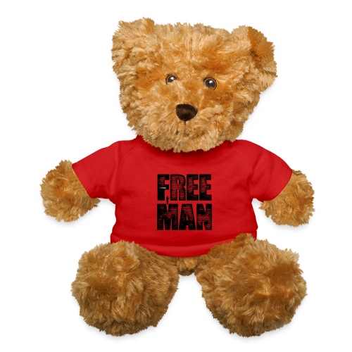 FREE MAN - Black Graphic - Teddy Bear