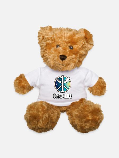 One Meal A Day 4 Life aesthetic - Teddy Bear - white - Front