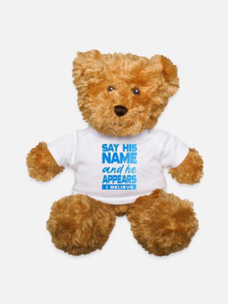 Say his name and he appears Joe Hendry - Teddy Bear - white - Front