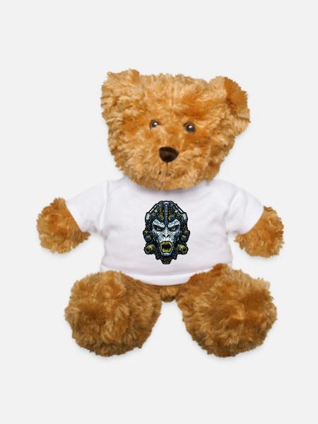 Techno Apes 92 - Teddy Bear - white - Front