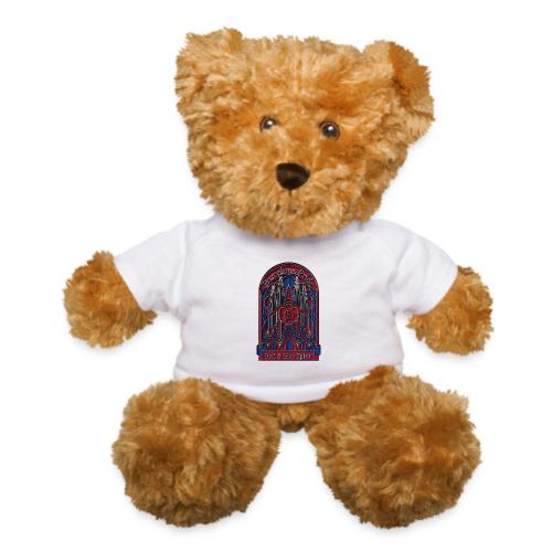 Barcelona Scarlet Pride T Shirt, Vibrant City Gift - Teddy Bear