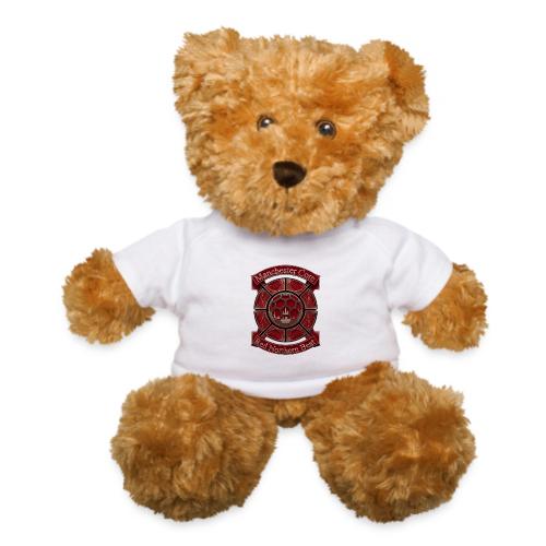 Manchester Is Red T Shirt, Soccer City Pride Gift - Teddy Bear