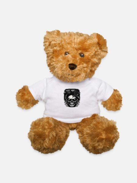 Raven's Omen - Teddy Bear - white - Front
