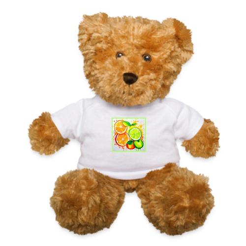Neon Chaos Liquid Color Explosion - Teddy Bear
