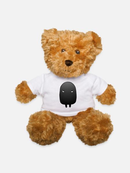 Black Dot Mirage - Teddy Bear - white - Front