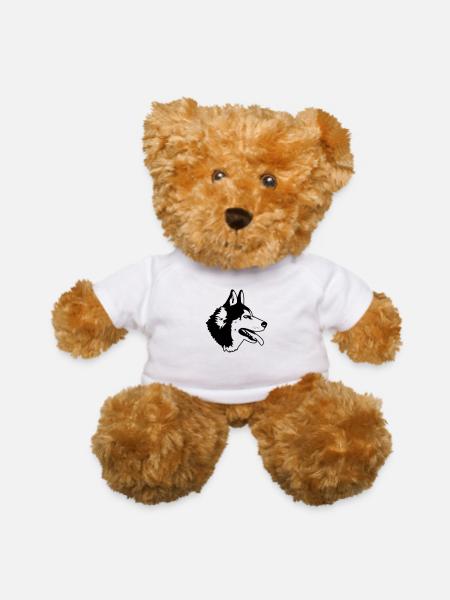 husky dog - Teddy Bear - white