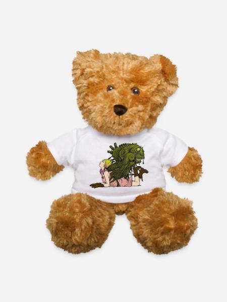 Monster Waiting You - Teddy Bear - white - Front
