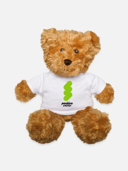 Positive Energy Neon Splash - Teddy Bear - white - Front