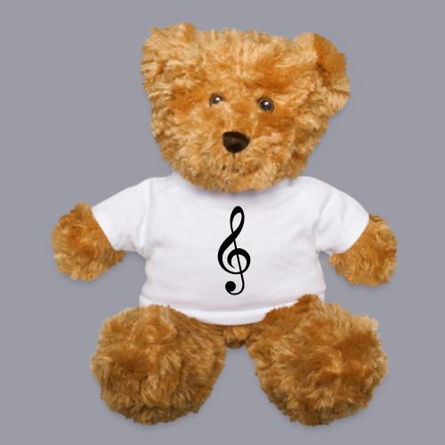 G CLEF - BLACK DESIGN - Teddy Bear