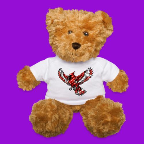 Cardinal in Flight - Teddy Bear