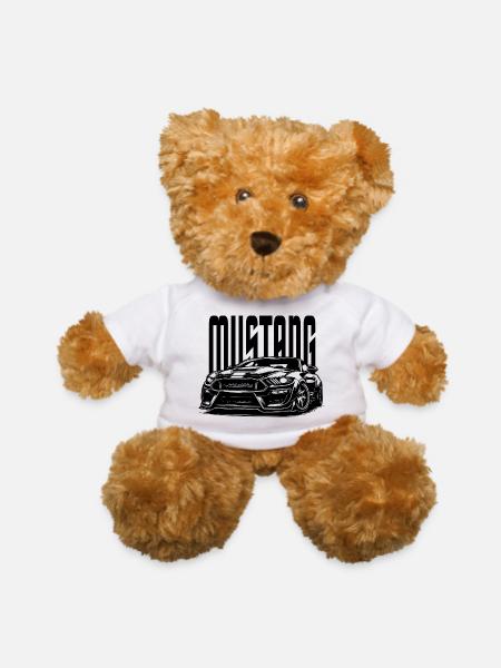 Mustang Love - Teddy Bear - white - Front