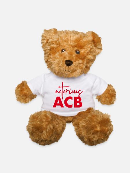 video coney barrett - Teddy Bear - white