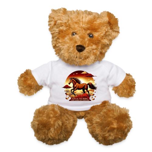 Year of the Horse Sunrise T Shirt, Lunar New Year - Teddy Bear
