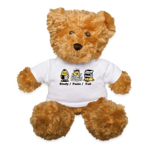 Funny Student Study Panic Fail Back To School - Teddy Bear